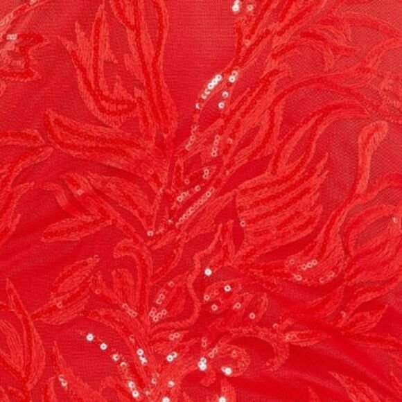 $798 NEW SZ 14 RED MAC DUGGAL embellished sexy puff trumpet gown dress NWT - Picture 3 of 6